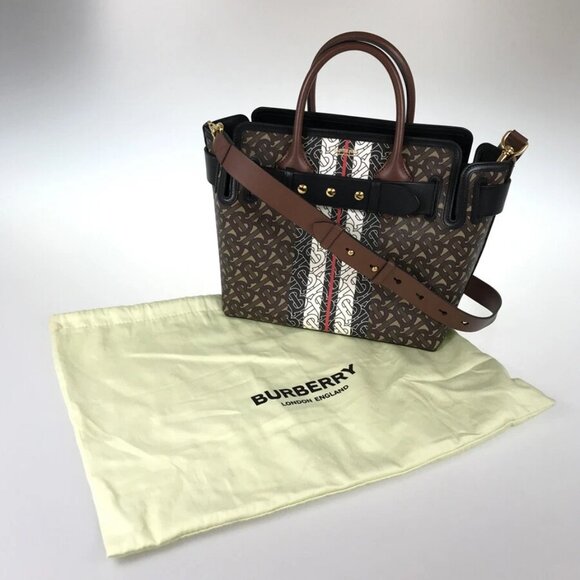 BURBERRY Monogram stripe Hand bag - Picture 14 of 16